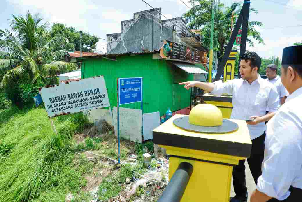 Mitigasi Bencana Banjir, Wagub Emil Cek Sungai di Pamekasan