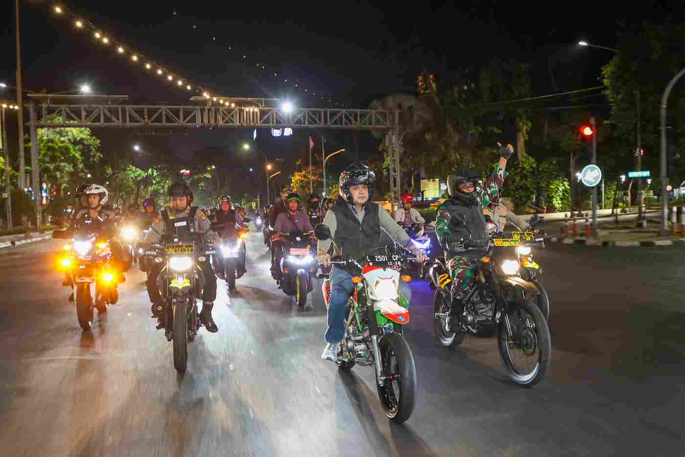 Patroli Bersama Forkopimda, Wali Kota Eri Pastikan Surabaya Aman