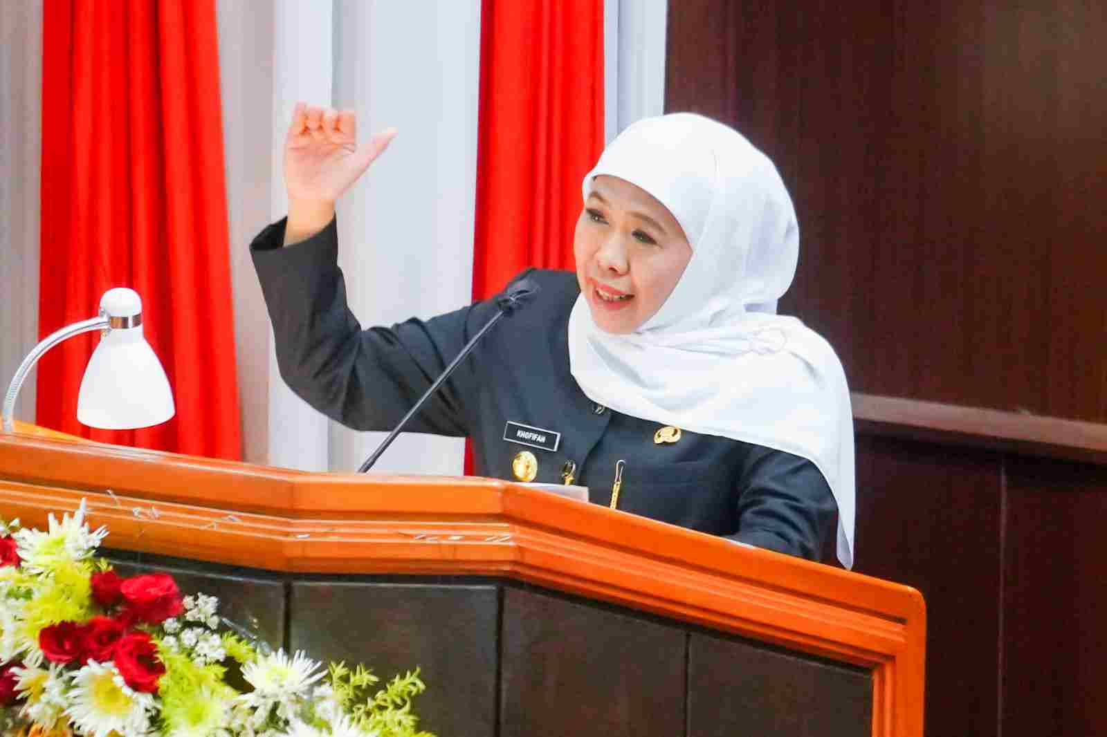 Sidang Paripurna Istimewa Hari Jadi Ke-80 Provinsi Jawa Timur, Gubernur Khofifah : Sinergi Pemerintah, DPRD, dan Masyarakat Kunci Keberhasilan Pembangunan Di Jatim