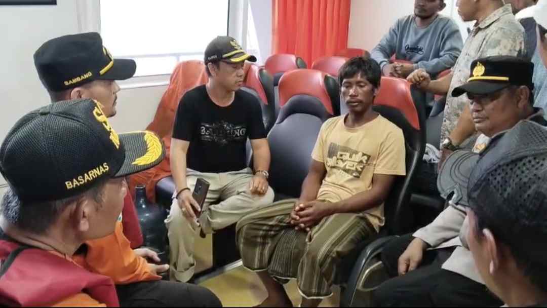 Lima Hari Terombang Ambing Di Laut, Nelayan Sumenep Ditemukan Selamat