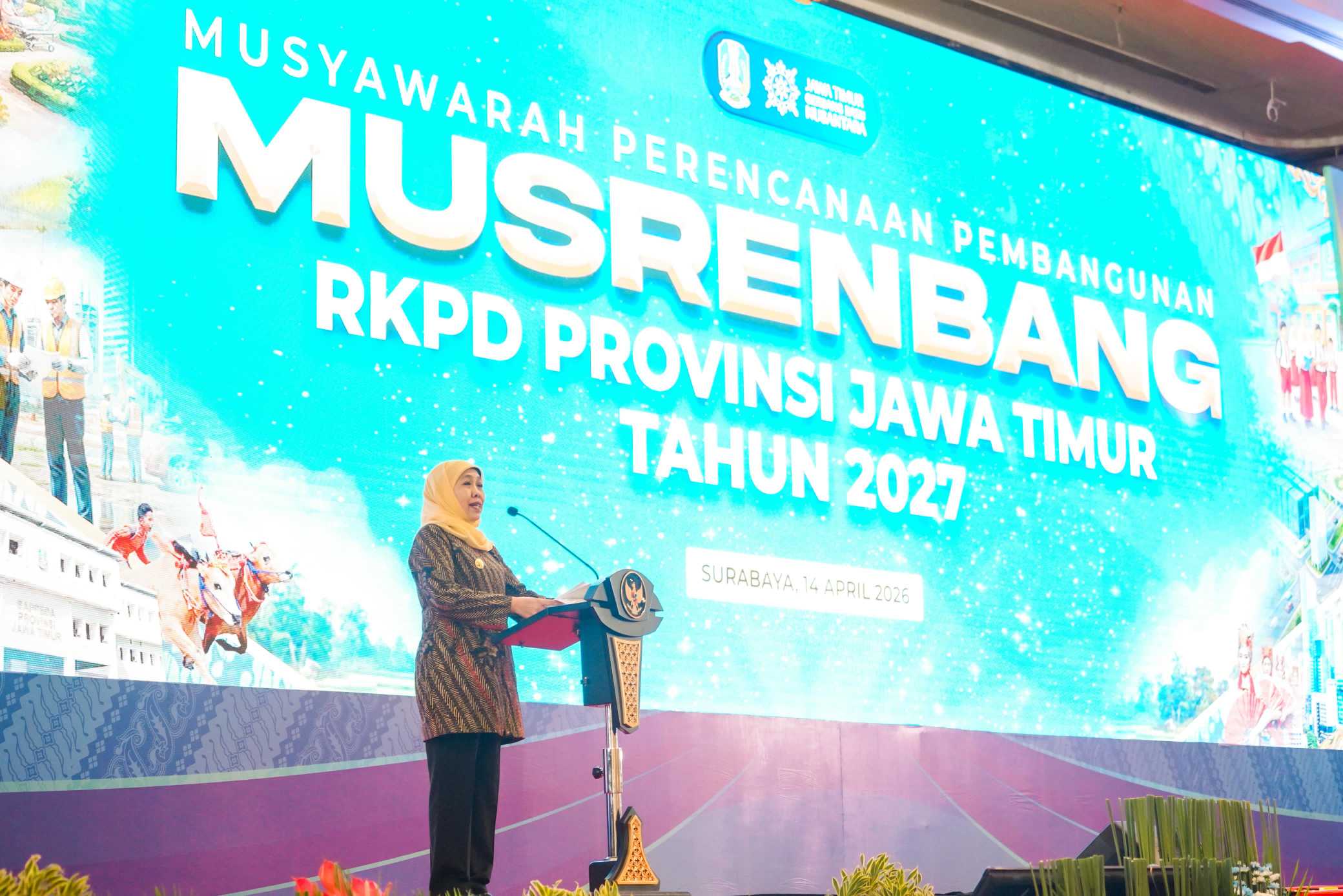 Gubernur Khofifah Buka Musrenbang RKPD 2027, Tekankan Perencanaan Presisi dan Inklusif