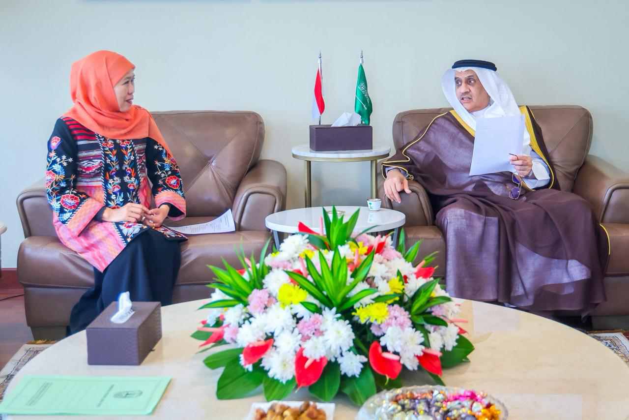 Gubernur Khofifah Bertemu Dubes Saudi, Dorong Investasi Hingga Peluang Logistik Haji Dari Jatim