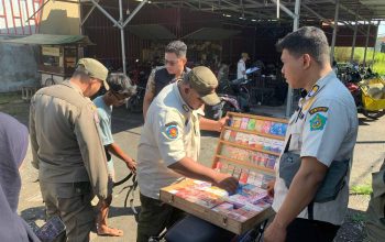 Satpol PP Sidoarjo Sikat Rokok Ilegal, Puluhan Ribu Batang Disita dari Sejumlah Pelanggar