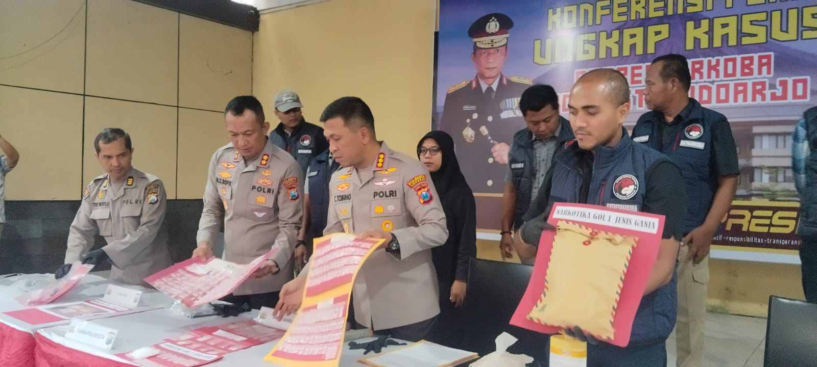 Perang Narkoba di Sidoarjo ! 25 Tersangka Ditangkap Dalam Sebulan
