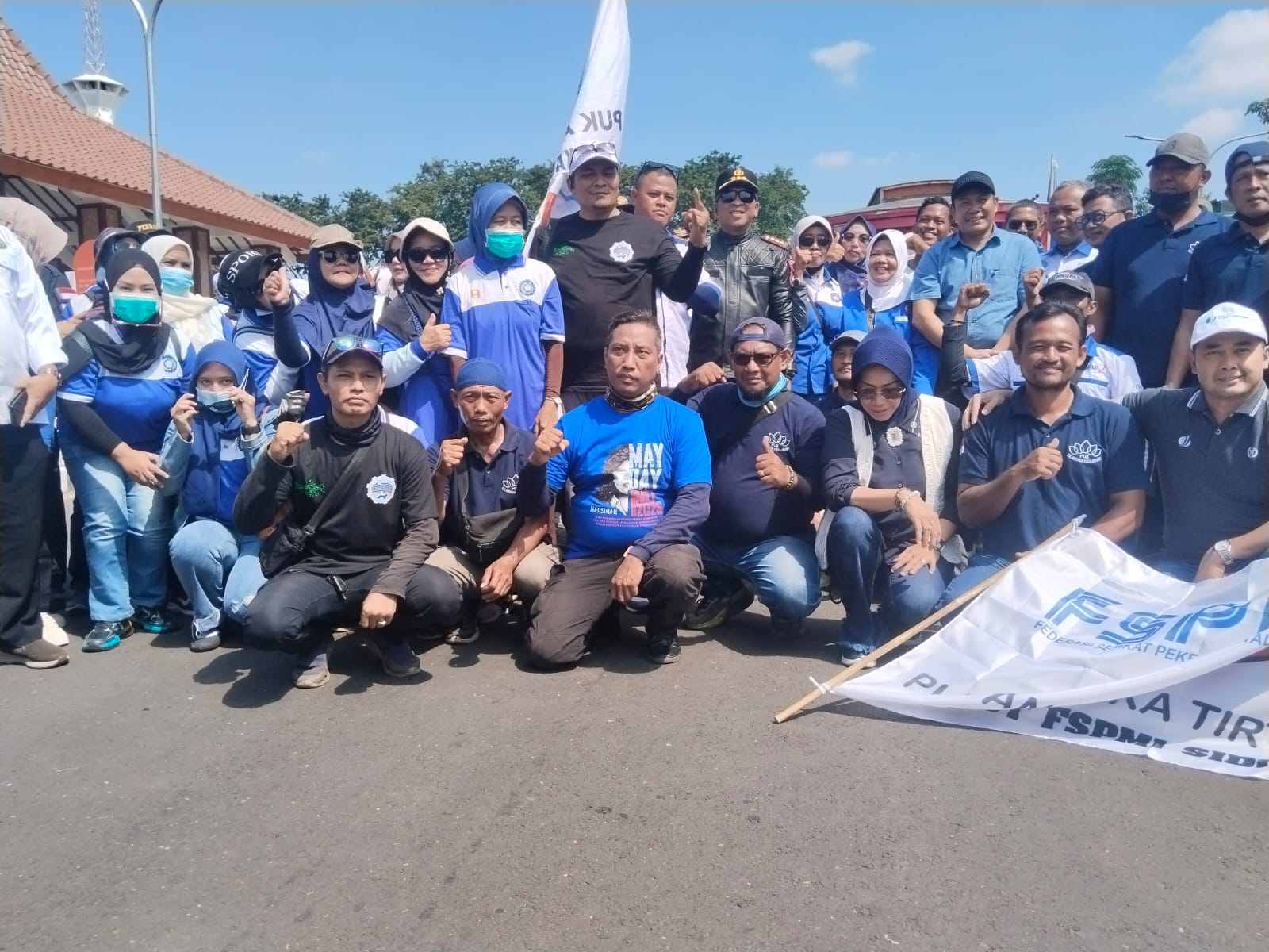 Buruh Kepung Pendopo Sidoarjo, Tuntutan Lama Kembali Menggema di May Day 2026