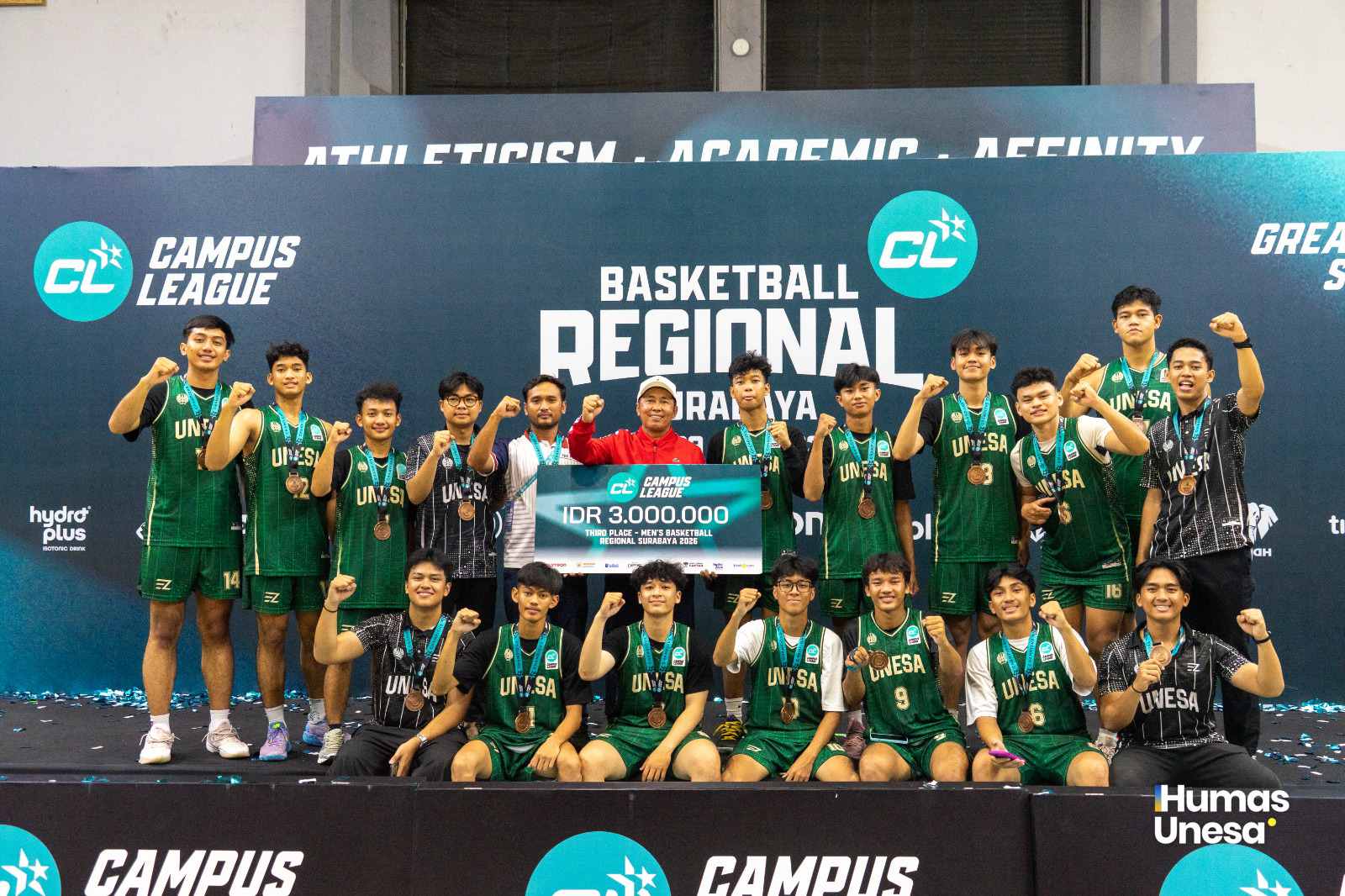 Tak Sekadar Podium! Basket Unesa Cetak Sejarah Juara 3, Lahirkan Pelatih Muda hingga Analis Masa Depan