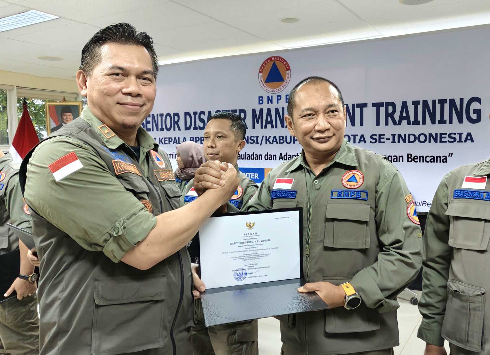 Kalaksa BPBD Jatim Tuntaskan SDMT BNPB, Bawa Pulang Strategi dan Teknologi Penanganan Bencana Modern