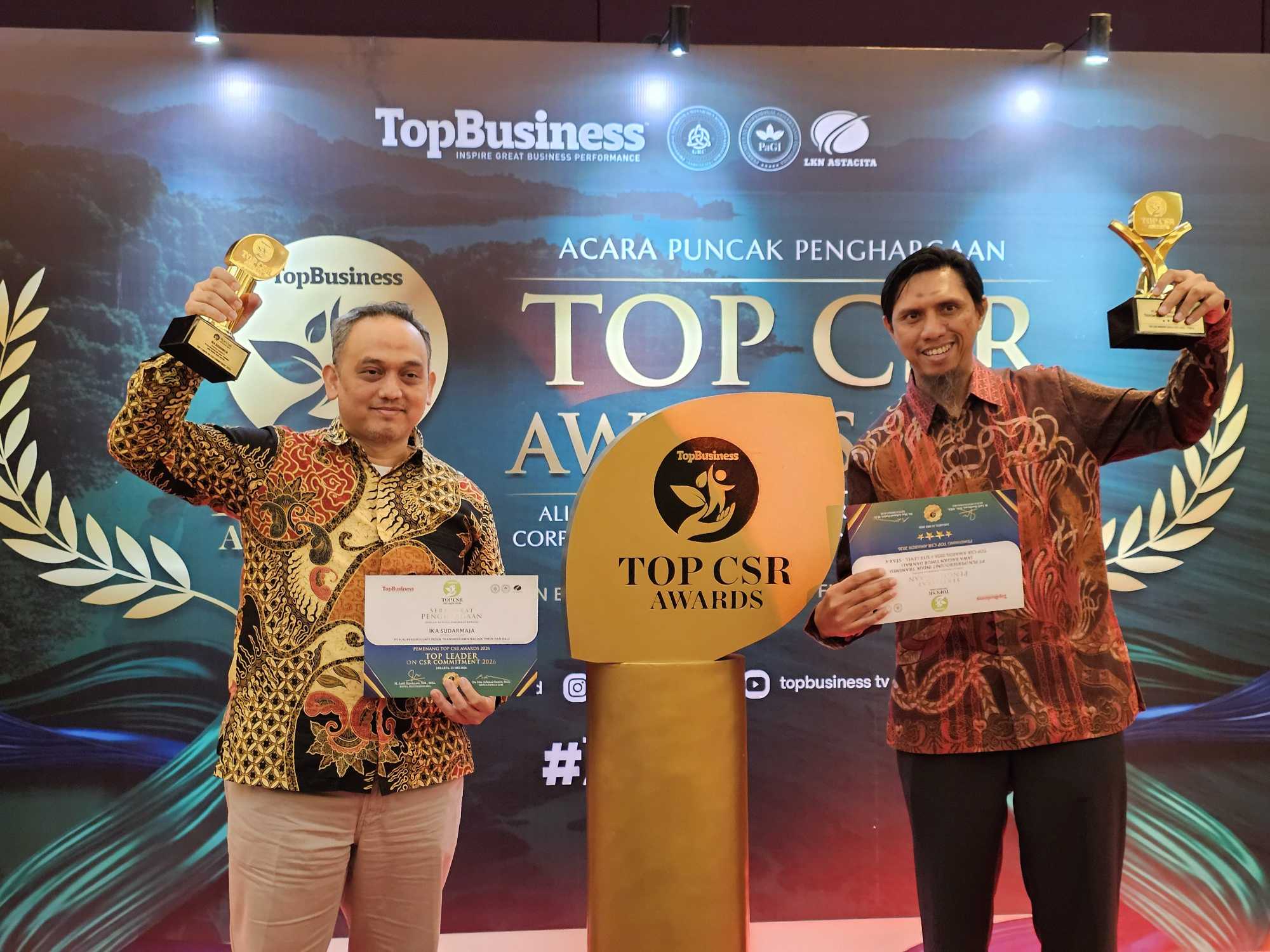Agroeduwisata Anggur Toyoresmi Bawa PLN UIT JBM Raih Prestasi Nasional di TOP CSR Awards 2026