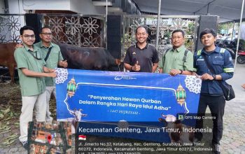Wujud Kepedulian Sosial, PAM Surya Sembada Surabaya Salurkan 13 Ekor Sapi Kurban pada Idul Adha 1447 H