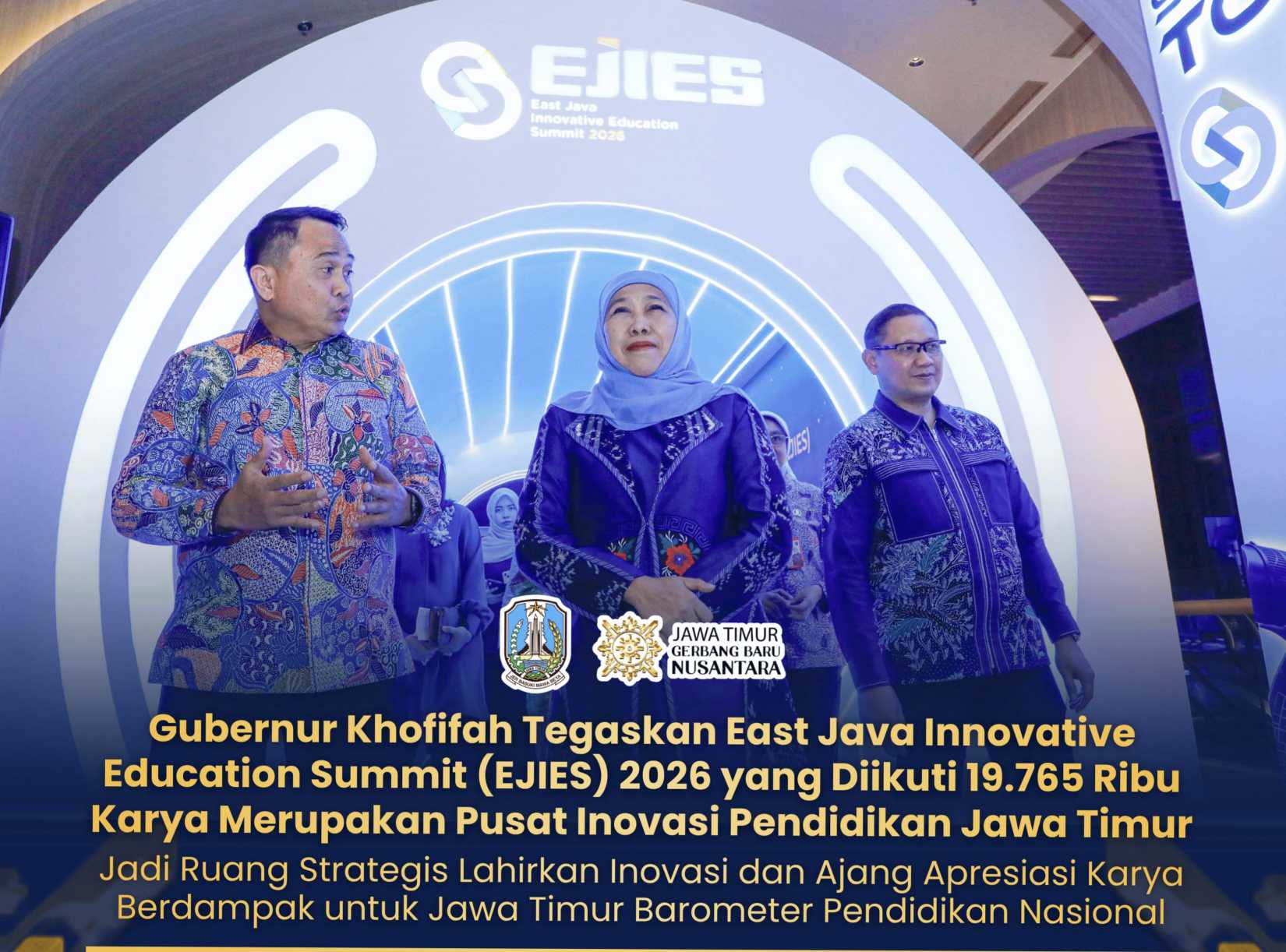 EJIES 2026 Jadi Panggung Besar Inovasi Pendidikan Jatim, Gubernur Khofifah: “Bukan Sekadar Kompetisi, Tapi Gerakan Perubahan”