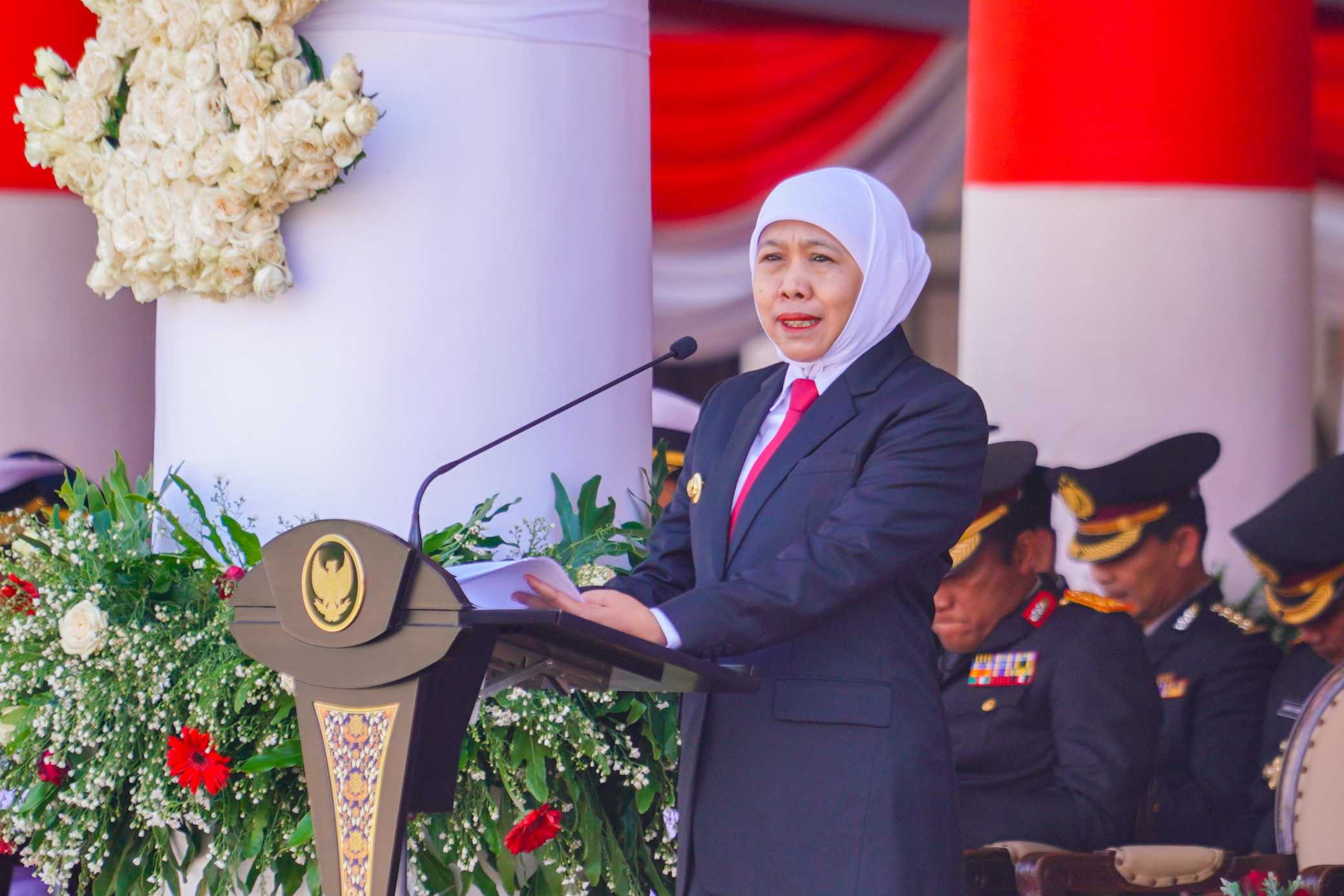 Peringatan Hari Lahir Pancasila, Gubernur Khofifah: Pancasila Bukan Sekadar Dasar Negara, Tetapi Fondasi Perdamaian Dunia