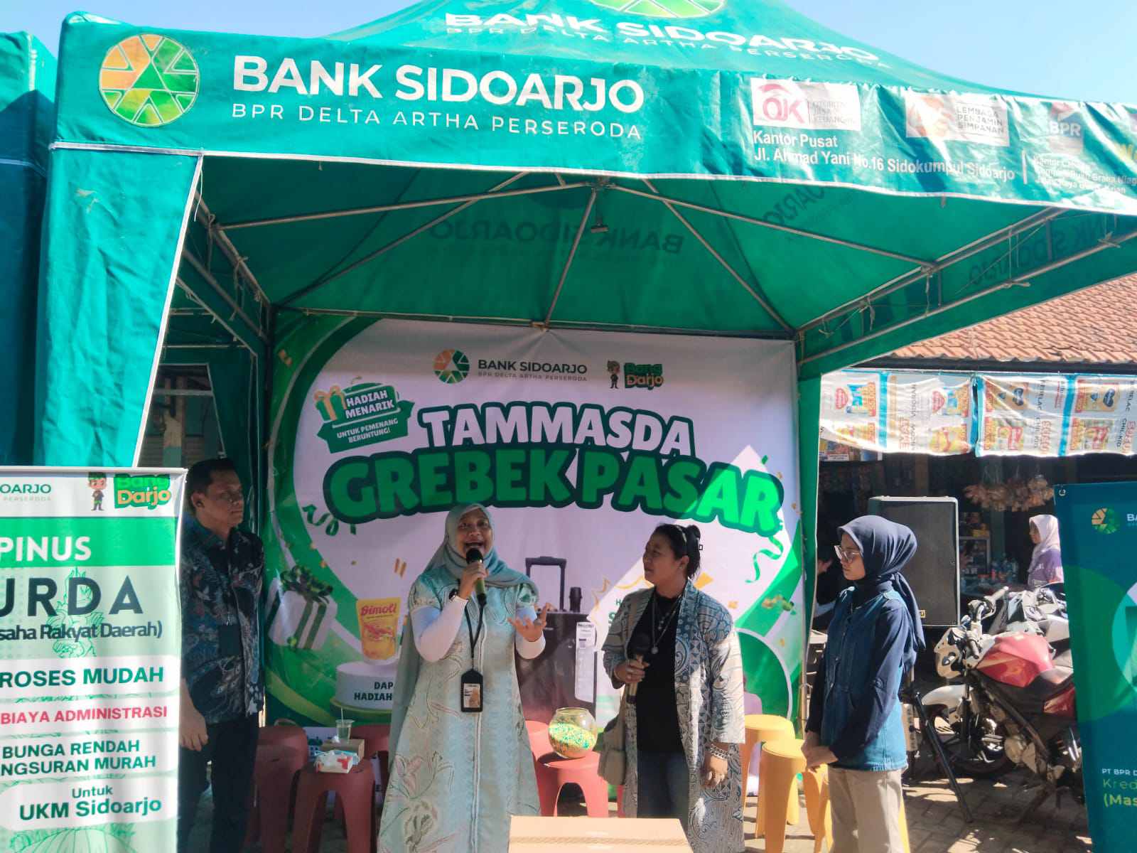 BPR Delta Artha Luncurkan Kredit Emas “MASO” di Pasar Porong, Dorong Masyarakat Berinvestasi dan Lindungi Nilai Aset