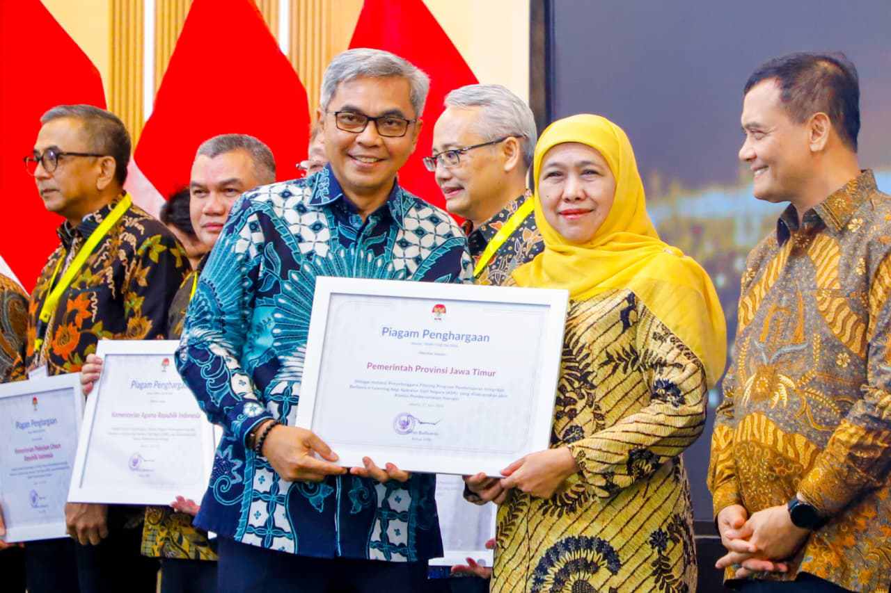 Jatim Raih Penghargaan KPK, Gubernur Khofifah: Integritas ASN Harus Menjadi Budaya, Bukan Sekadar Slogan