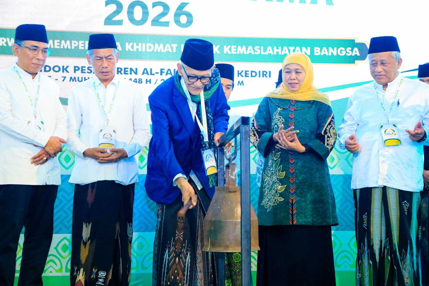 Gubernur Khofifah Hadiri Pembukaan Munas-Konbes NU 2026, Tegaskan Pentingnya Khidmat Nyata untuk Kemaslahatan Bangsa