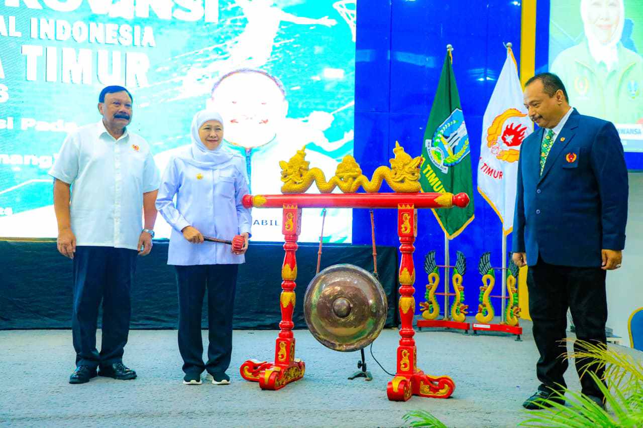 Gubernur Khofifah Pasang Target Tinggi untuk Olahraga Jatim: Pembinaan Atlet Sejak Dini hingga Kejar Emas Olimpiade