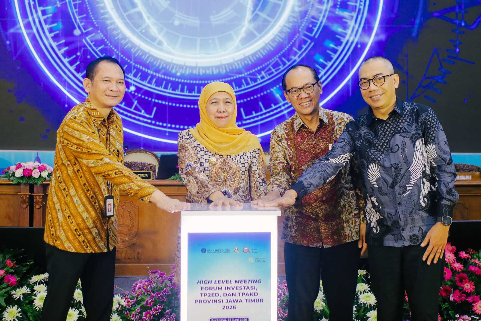 Pimpin HLM dan Kick Off EJIF 2026, Gubernur Khofifah Optimistis Investasi Jadi Penggerak Ekonomi Jawa Timur
