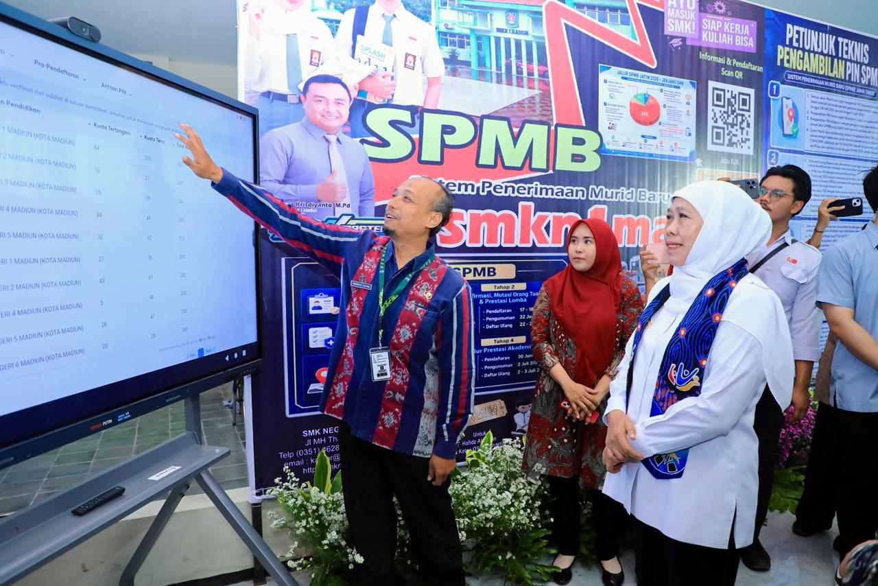 Gubernur Khofifah Ingatkan Peserta Lolos SPMB Jatim Segera Daftar Ulang, Jalur Pemenuhan Kuota Dibuka 29 Juni