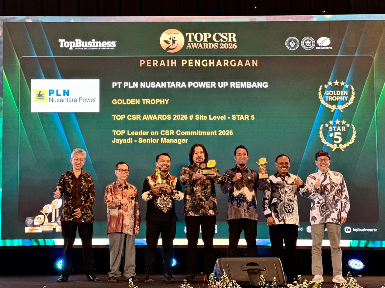 PLN Nusantara Power Raih 22 Penghargaan TOP CSR Awards 2026, Bukti Nyata Pemberdayaan Masyarakat dan Keberlanjutan