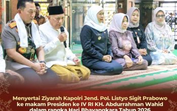 Menjelang Hari Bhayangkara ke-80, Gubernur Khofifah Dampingi Kapolri Ziarah ke Makam Bung Karno dan Gus Dur: Menyerap Spirit Kebangsaan Untuk Indonesia Emas