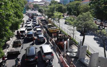 Mengurai Genangan Karang Menjangan, Pemkot Surabaya Optimalkan Saluran Jalan Moestopo