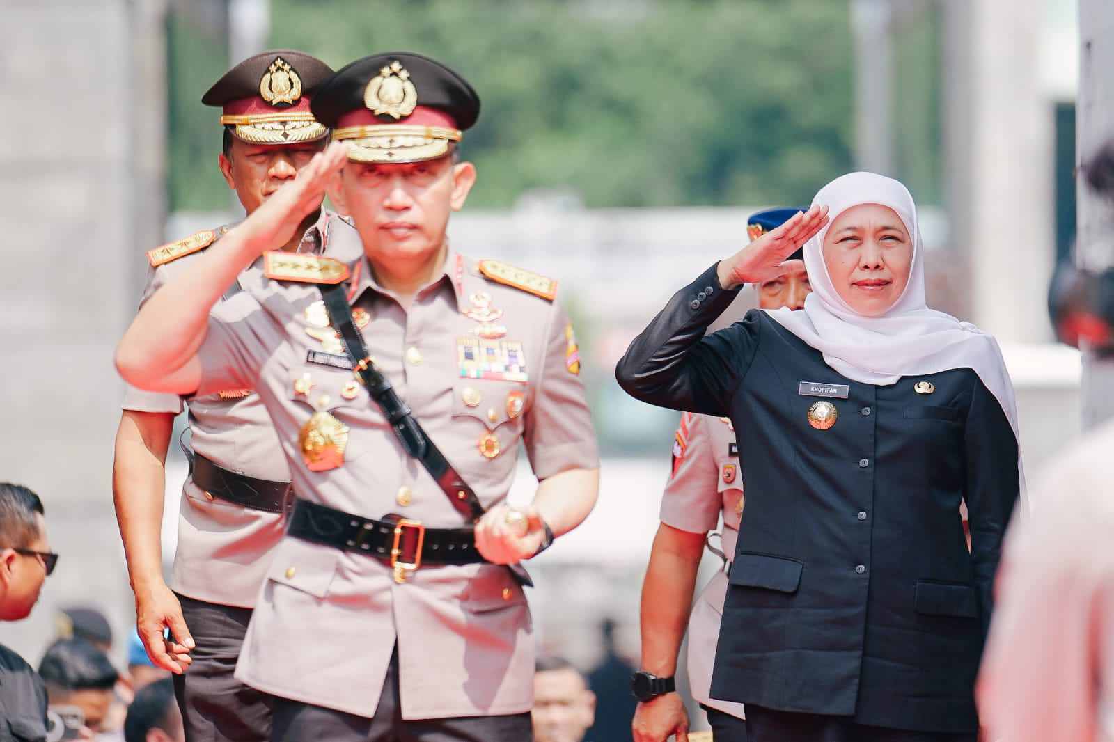 80 Tahun Polri: Gubernur Khofifah Sebut Stabilitas Keamanan Jadi Kunci Utama Jatim Menuju Indonesia Emas 2045