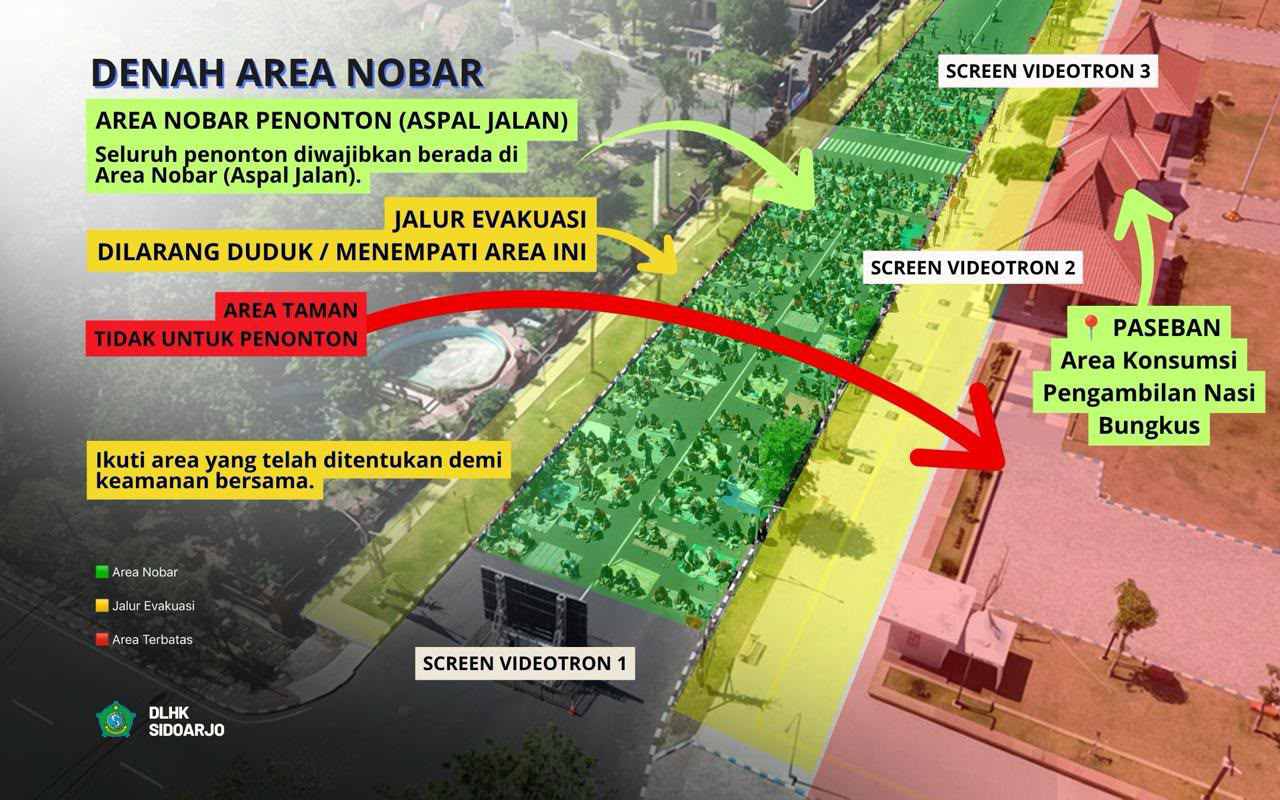 Nobar Final Piala Dunia di Alun-Alun Sidoarjo, Ada 4 Tiket Umrah dan Doorprize Menarik!