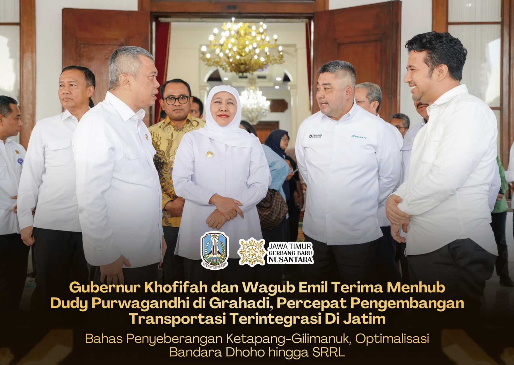 Gubernur Khofifah dan Menhub Bahas Transportasi Terintegrasi di Jatim, Dari Ketapang-Gilimanuk Hingga SRRL