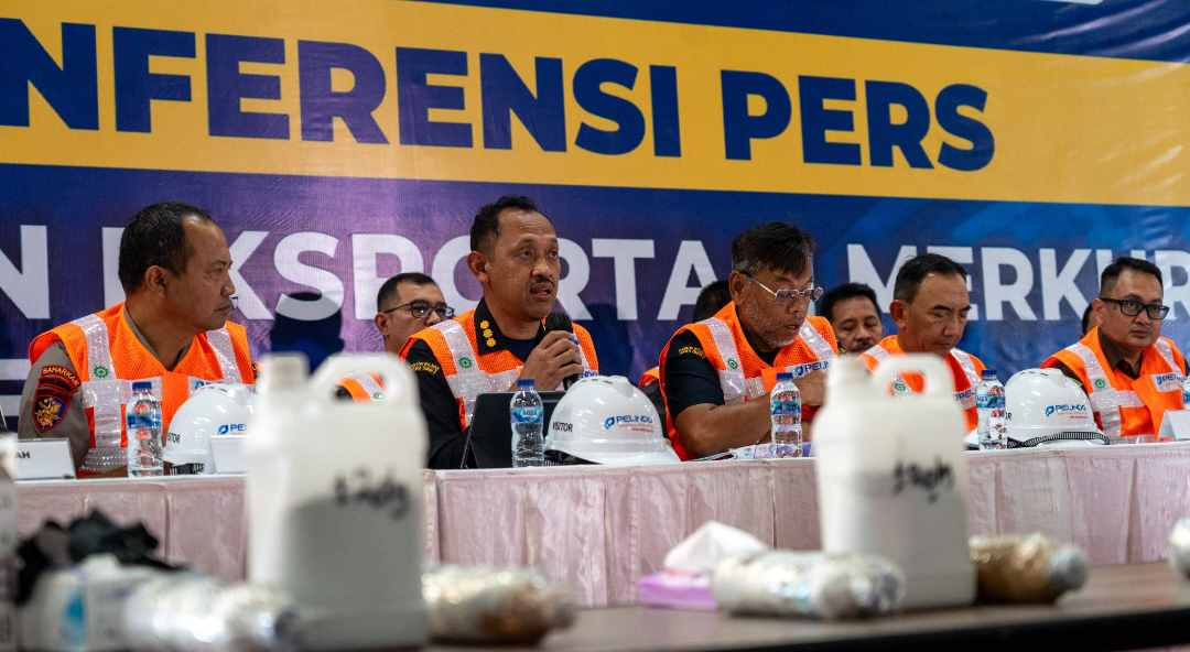Bea Cukai dan Polri Gagalkan Ekspor Ilegal 3,4 Ton Merkuri Senilai Rp17,5 Miliar ke Afrika
