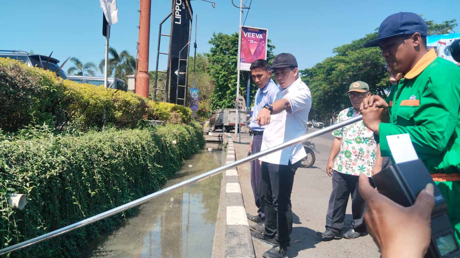 Sungai di Sekitar Lippo Mall Sidoarjo Keruh dan Bau Menyengat, Komisi C Turun Tangan