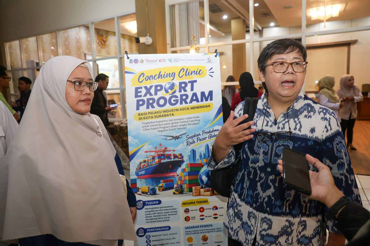 Bantu IKM Tembus Pasar Internasional, Pemkot Surabaya Gelar Coaching Clinic Export