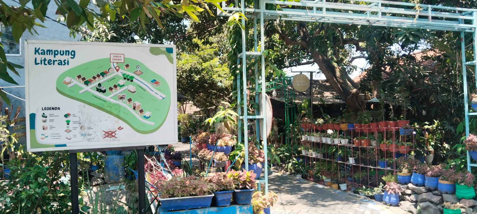 Menanam Jati di Bantaran Bendo: Ketika Parit Kumuh Disulap Jadi Oase Literasi dan Olahan Aloe Vera