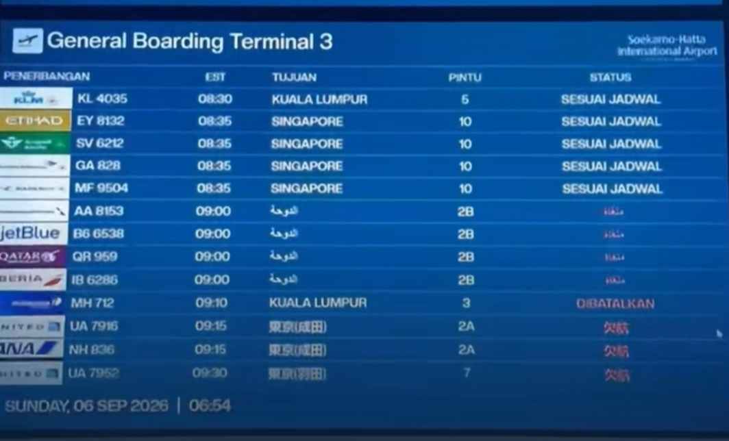 Bandara Soekarno-Hatta Ditutup, 22.798 Penumpang Terdampak