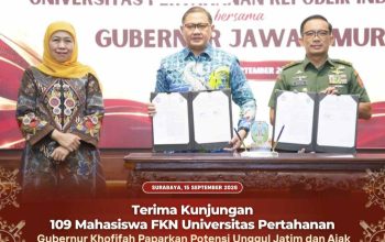 Di Hadapan 109 Mahasiswa FKN Unhan, Gubernur Khofifah Paparkan Potensi Unggul Jatim dan Ajak Sinergi Wujudkan Kedaulatan Pangan Nasional