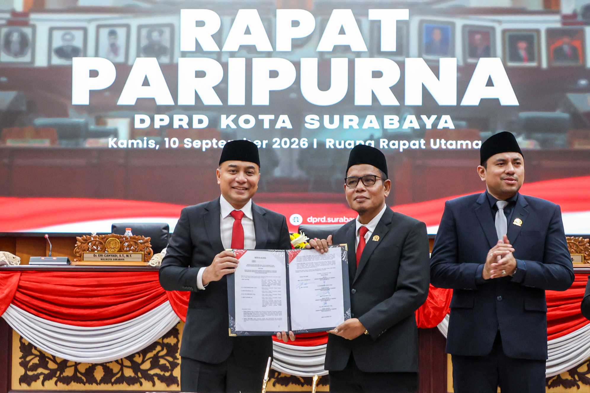 P-APBD Surabaya 2026 Disepakati, Anggaran Pendidikan dan Penanganan Banjir Diperkuat