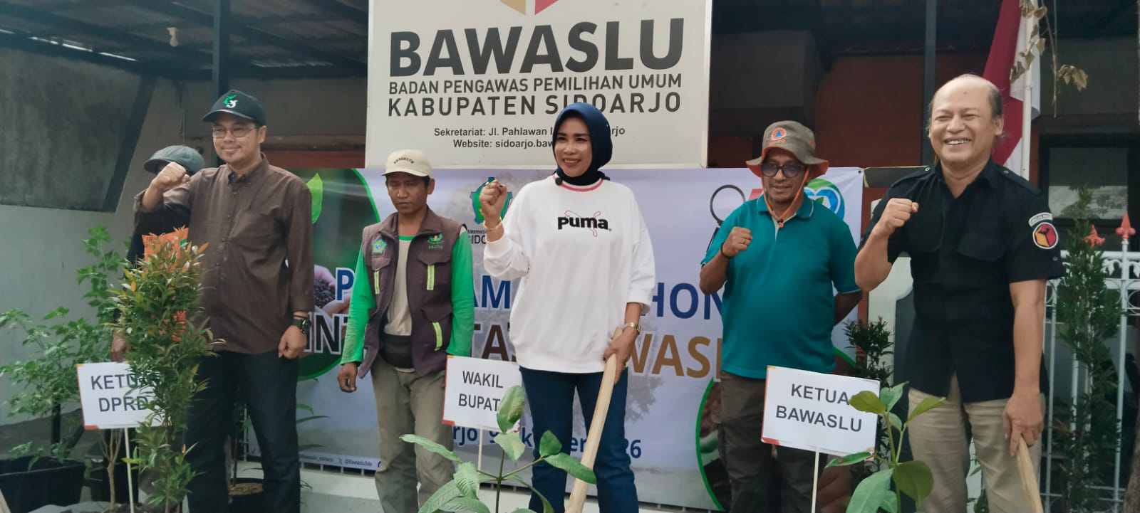 Langkah Wujudkan Sidoarjo Asri, Wabup Mimik Idayana Dorong Integritas Bawaslu dan Perbaikan Fasilitas Publik