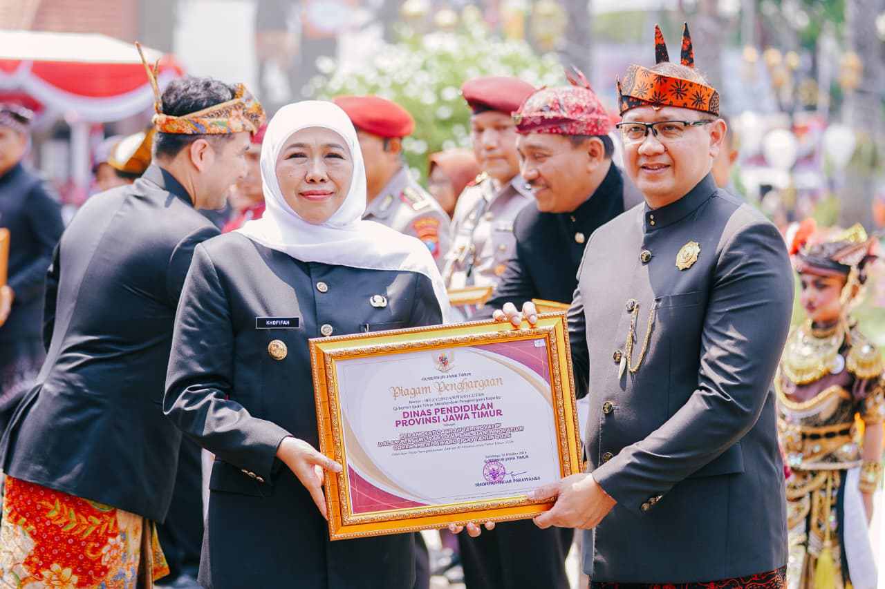 Peringati HUT ke-81 Jatim, Gubernur Khofifah Beberkan Deretan Prestasi Nawa Bhakti Satya