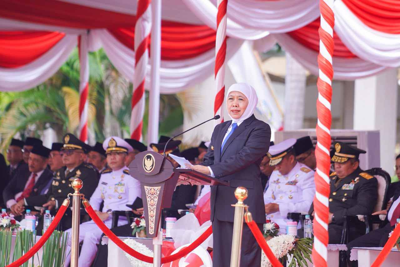 Peringati Hari Sumpah Pemuda ke-98 di Pamekasan, Gubernur Khofifah Ajak Generasi Muda Pertajam Tiga Karakter Utama