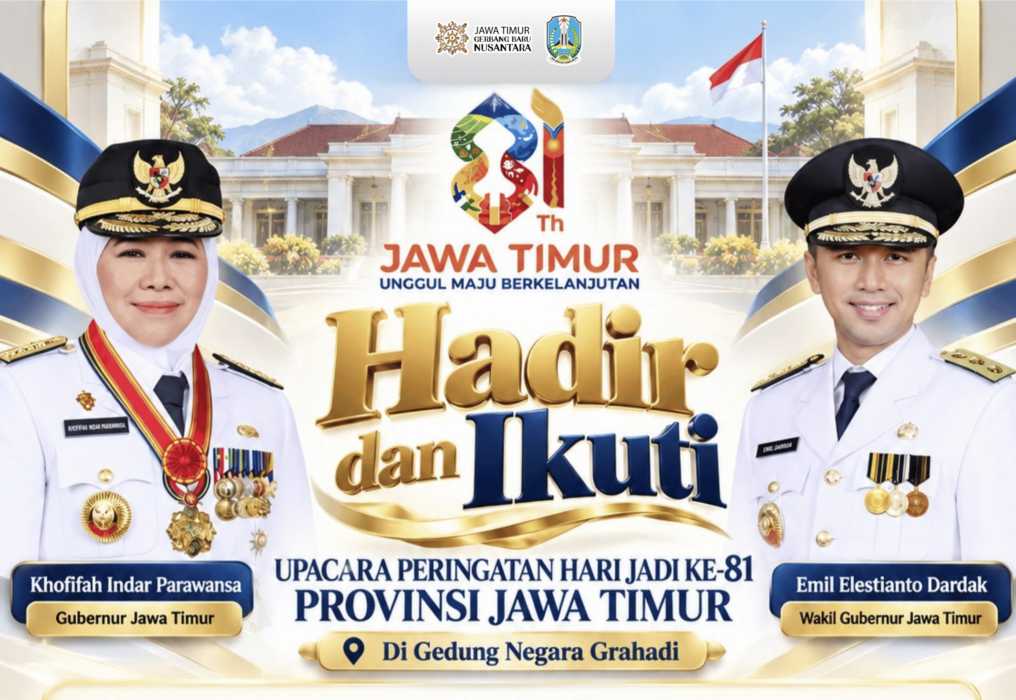 Antusiasme Warga Meluap, 500 Undangan HUT ke-81 Jatim Ludes Dalam 31 Detik