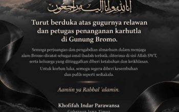 Duka Mendalam Untuk Pahlawan Bromo: Gubernur Khofifah Sampaikan Belasungkawa dan Santunan Bagi Keluarga Korban Karhutla